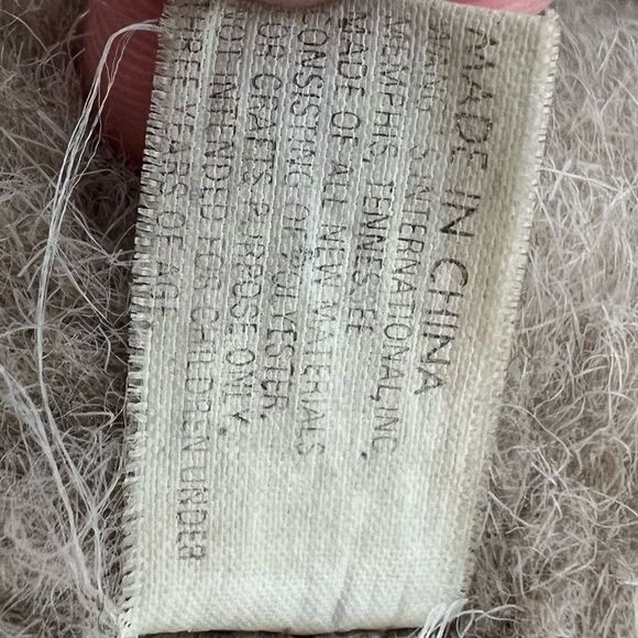 Vintage fully jointed craft bear stuffy - Picture 7 of 9